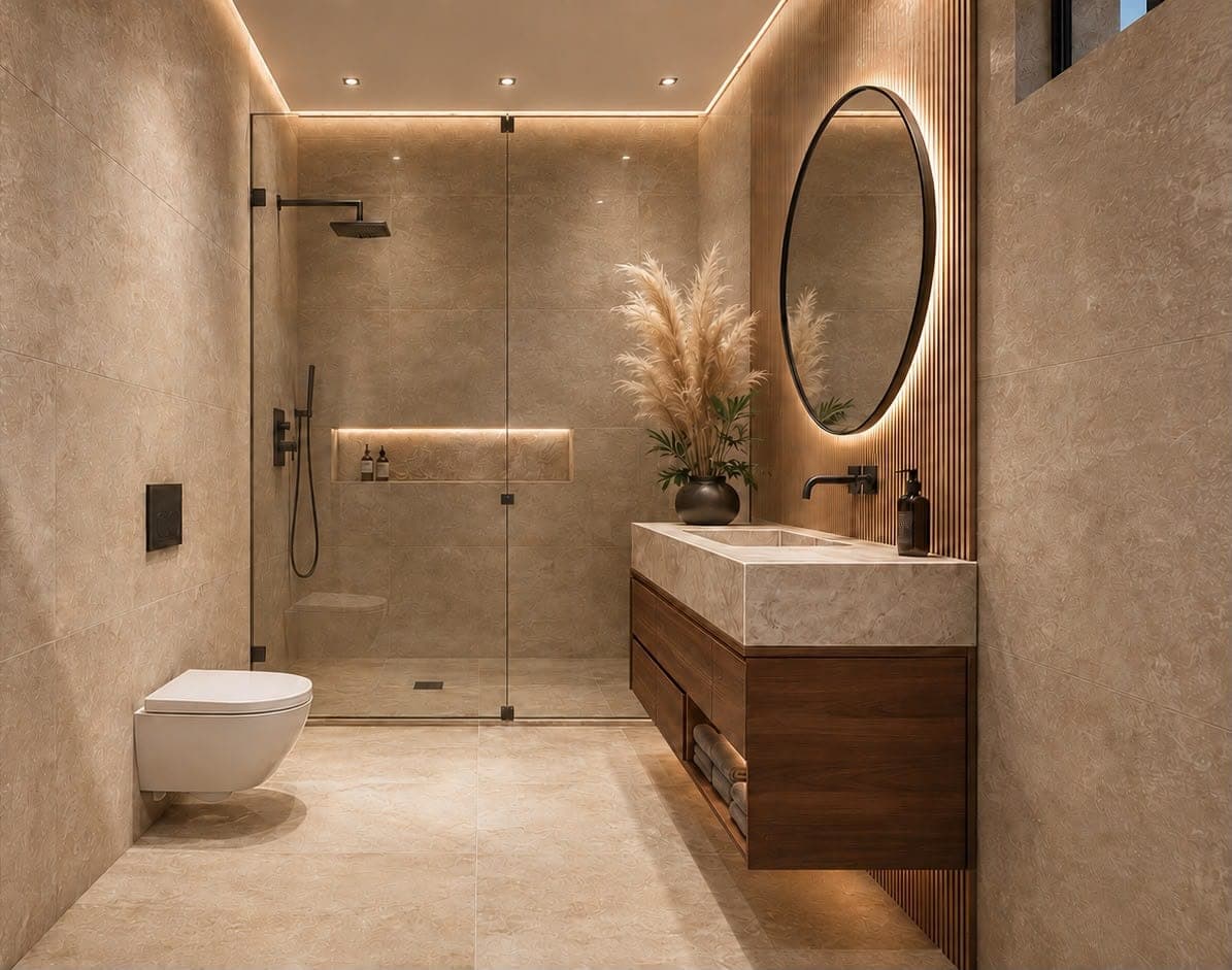 Minimal Contemporary Bathroom