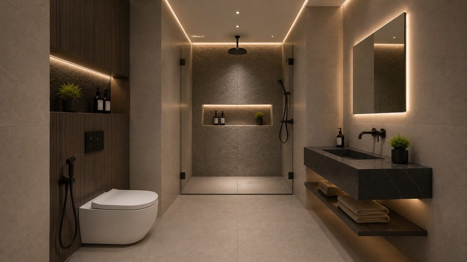 Modern Spa Bathroom Suite