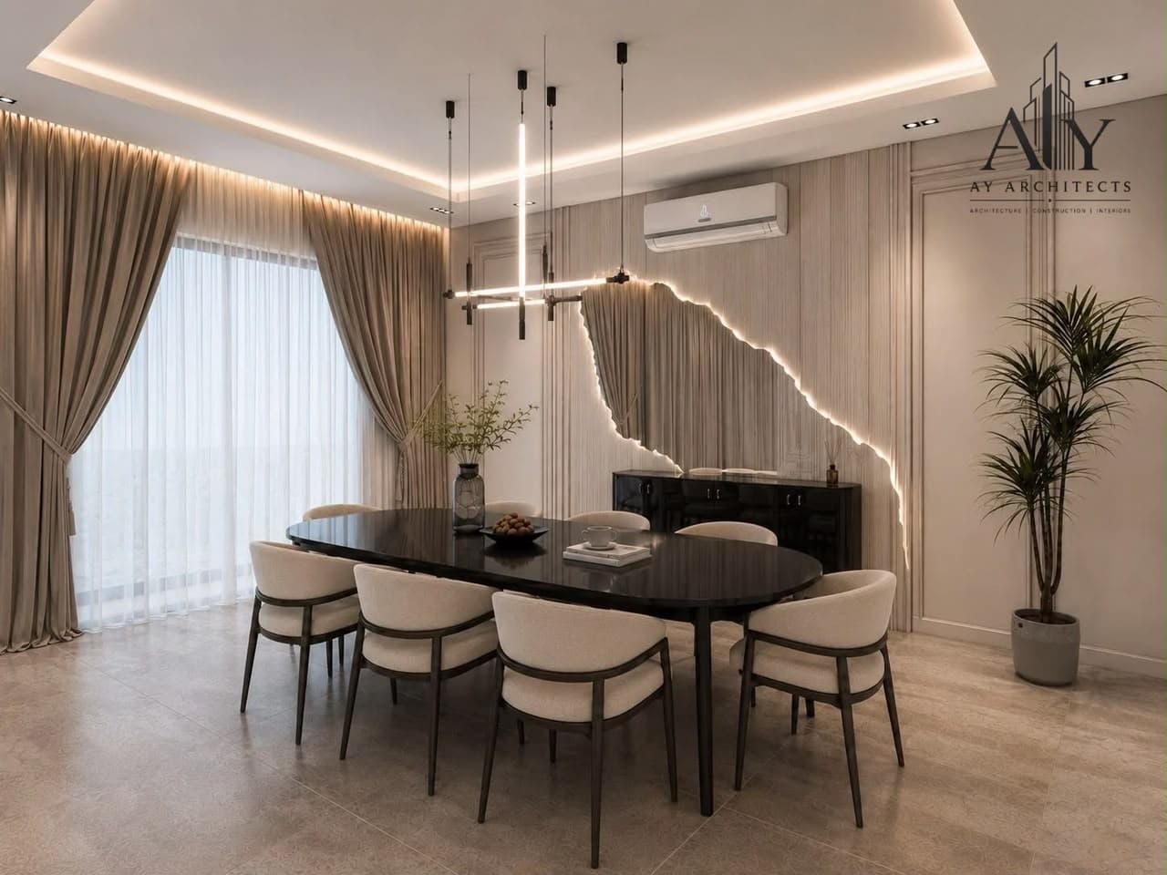 Luxury Classical Dining Hall