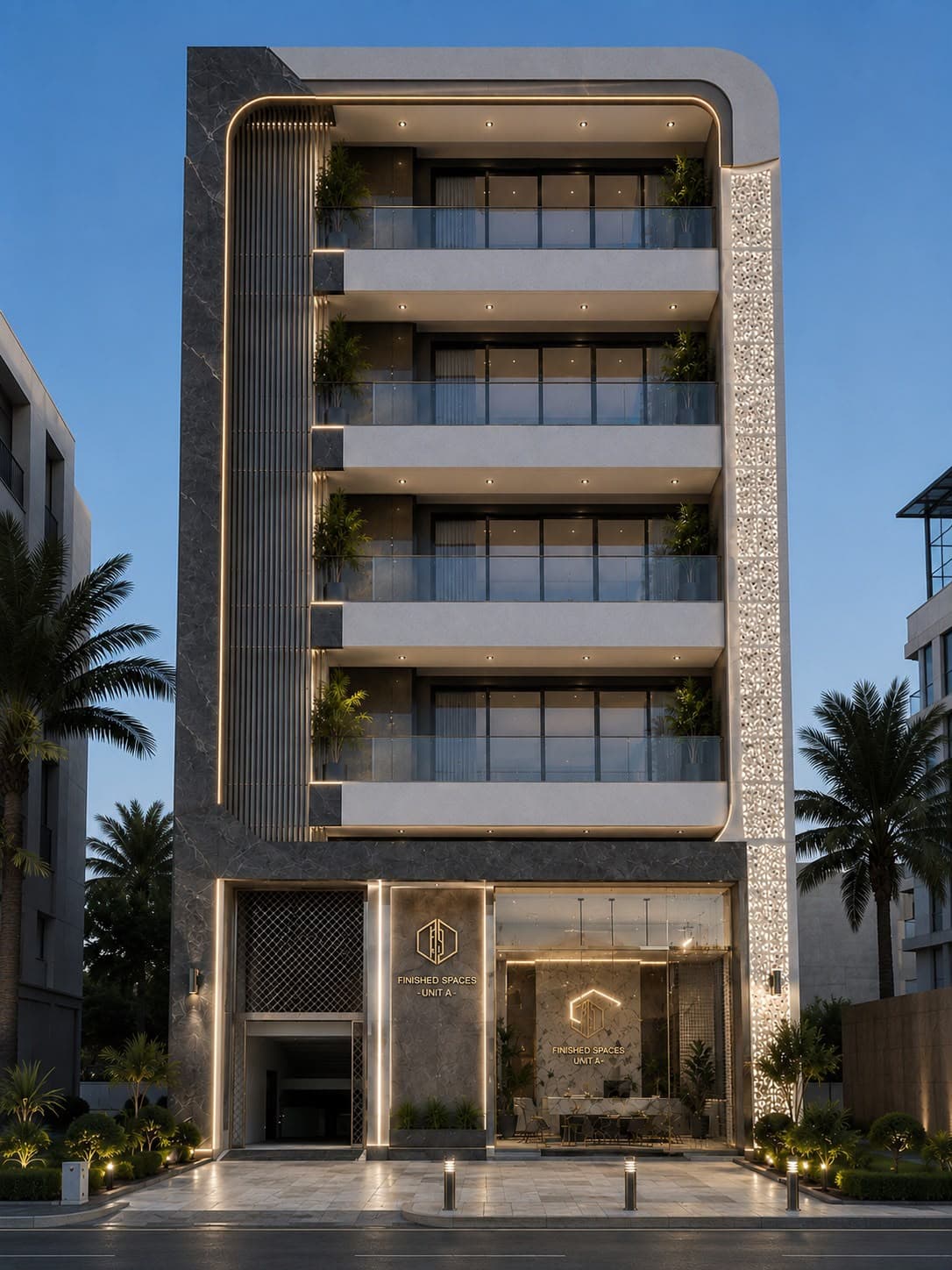 Modern Corner Villa