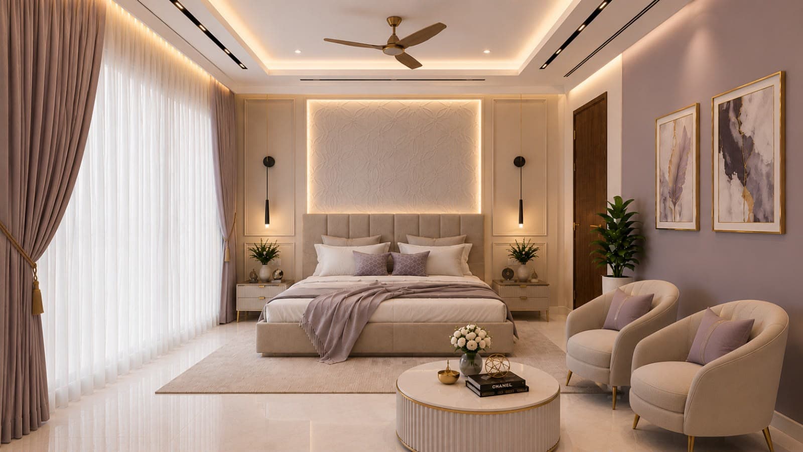Modern TV & Vanity Suite