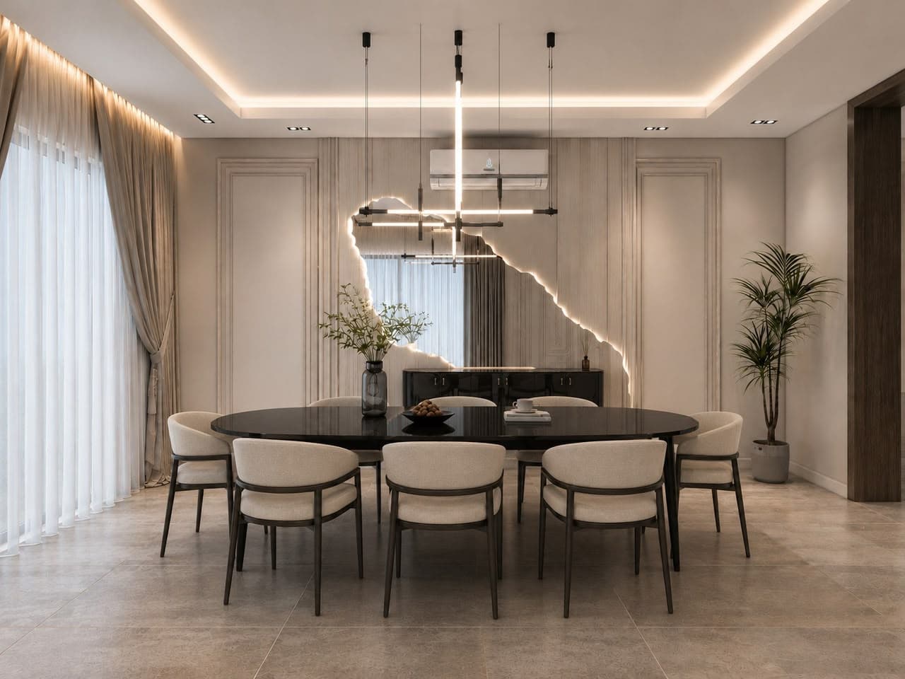 Grand Living & Dining Suite