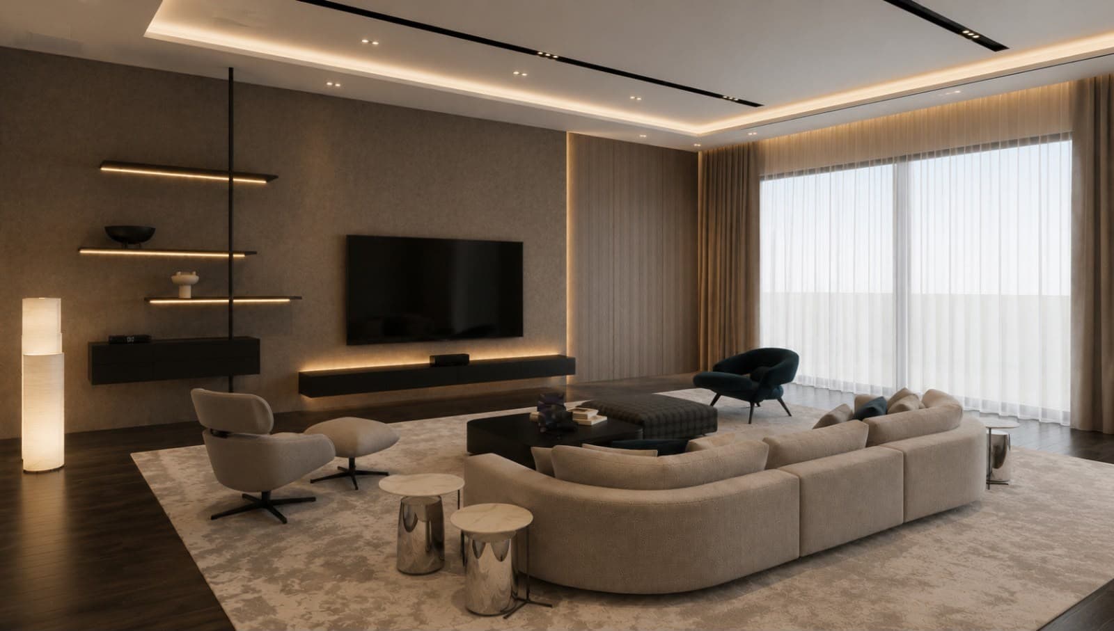 Modern Entertainment Wall